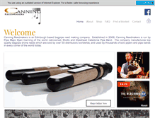 Tablet Screenshot of canningreeds.com